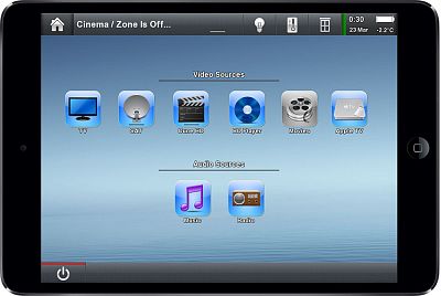  (Modern residence in Saint Petersburg). Control interface